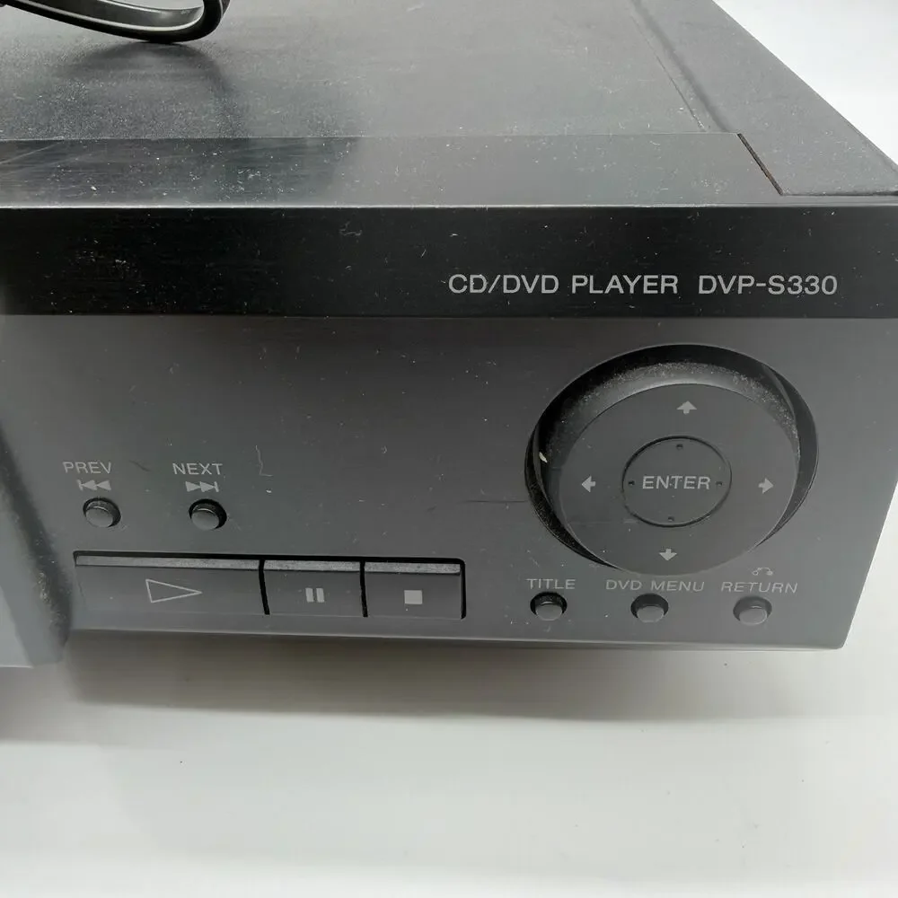 Sony DVP-S330 DVD/CD/Video Player W/ Remote Tested Working